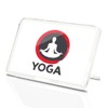 Classic Rectangle Magnet with Stand - Yoga Pose Meditation Fun