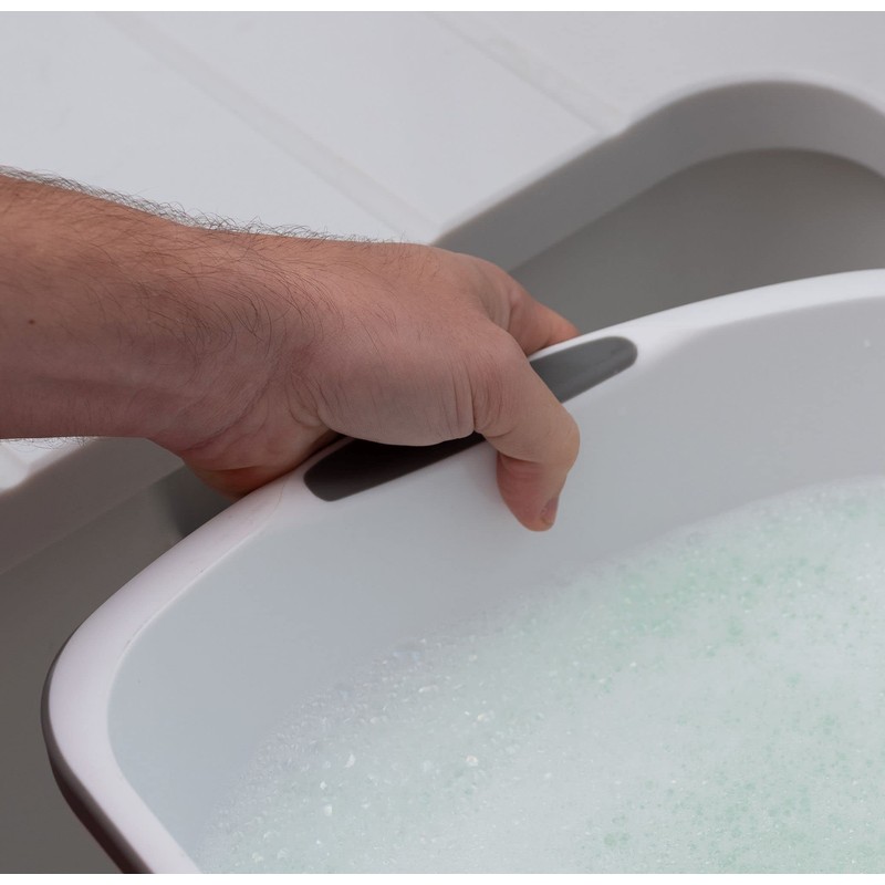 Addis Premium Soft Grip Large Rectangular Washing Up Bowl, 9.5