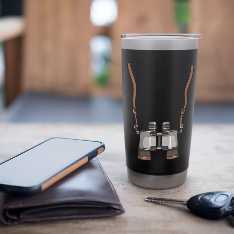 Funny Travel Gifts for Men Women Binocular Graphic Stainless Steel