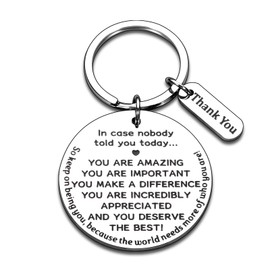 Raddimelo Farewell Gifts for Coworkers, Coworker Leaving Gifts for Women, Appreciation Gifts for Coworkers, Thank You Keychain for Men Colleagues, Christmas Gifts for Coworkers Stocking Stuffers