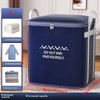 2 Pack Large Non-Woven Fabric Clothes Storage Bag Organizer with