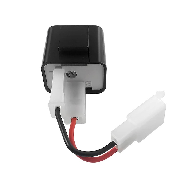 AMFRNE Adjustable 2-Pin Electronic LED Flasher Relay for Motorcycles Fix
