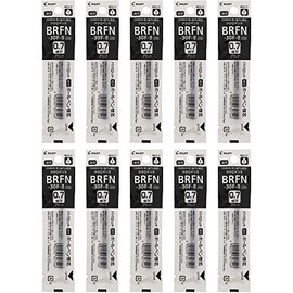 【10本セット】 パイロット 油性ボールペン替芯 細字（0.7mm） ブラック BRFN-30F-B