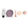 5pcs Makeup Brush Cleaning Solution Bowl Kit Residue Removal Powder