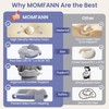 MOMFANN Nursing Pillow for Breastfeeding, 60D Firm Memory Foam