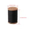 CNBTR 0.55 mm Diameter Black 100 Metres Leather Sewing Round