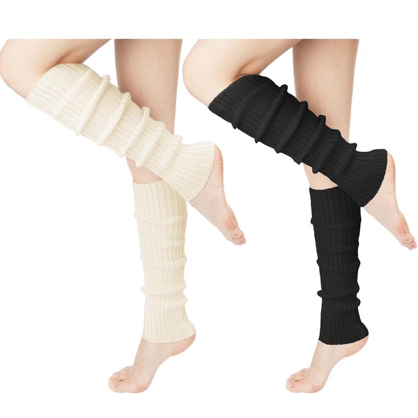 Womens Leg Warmers Winter Warm Knit Long Boot Socks Slouch