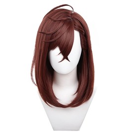 Sizuuenn Danda Dan Momo Ayase Momo Wig, Cosplay, Heat Resistant Wig, High Temperature Hair Yarn, Cosplay Wig, Dedicated Net for Events, School Festivals, Cultural Festivals, Photography, Disguise