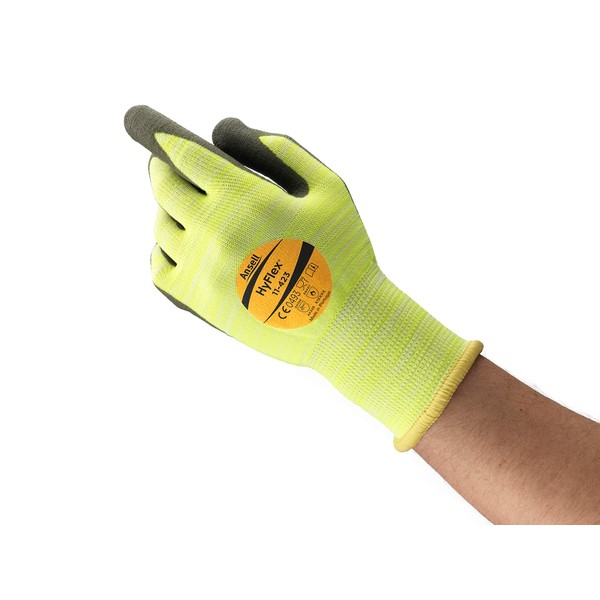 Ansell HyFlex 11-423 Cut protection gloves, mechanical protection, Grey, Size