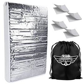 Leisure Coachworks Shower RV Skylight Insulator | Fits 14x22 RV/Camper Skylight Inner Dome | RV Skylight Cover w/ Reflective Surface | Energy Savings (22"x14" w/reflective)