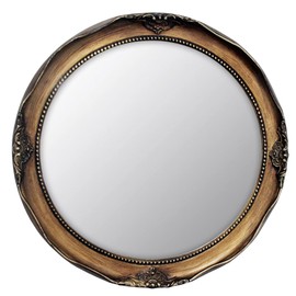 Funerom Vintage 12.2 inch Decorative Wall Mirror Hanging Mirror Round Antique Gold