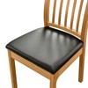 MUKA 4pcs Waterproof PU Leather Dining Chair Seat Covers Removable
