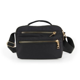 LUI SUI Damen Crossbody Bag Multi Pocket Top Handle Umhängetasche wasserdichte Nylon Messenger Bag Geldbörse