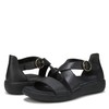 Vionic Women's Harmony RX Sandal, Black Leather, 8.5 Wide