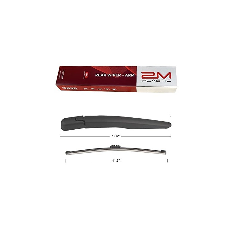 2M PLASTIC Rear Wiper Arm Blade Factory OEM Style Replacement