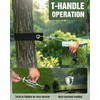 4 Pack Tree Stakes and Supports for Leaning Tree Protection