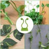 QIBZI 50 Pcs Leaf Shaped Clips + 20 Pieces Large