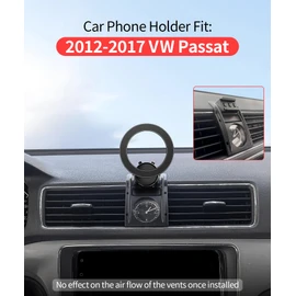 Car Phone Holder for VW Passat 2012-2017Accessories, 360° Rotation Phone Mount Compatible with MagSafe, Cell Phone Holder Does Not Affect Air Vent