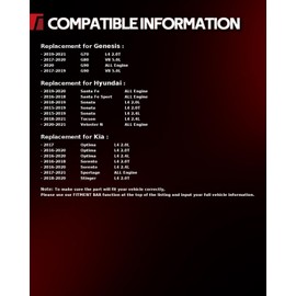 Torchbeam Ignition Coil 4 pack UF764 Compatible with Sonata, Optima, Sportage, Sorento, Santa Fe, Tucson, Stinger, Elantra N, Kona N, G70, G80, G90