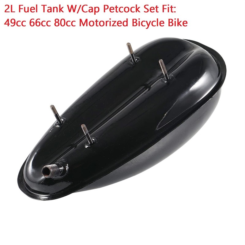 2L Fuel Tank W/Cap Petcock Set Fits 80cc 66cc 49cc