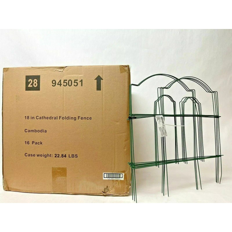 Vigoro 18 in. H x 10 ft. L Cathedral Steel