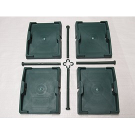 Caravan Jack Pads x4 (Levelling Pads Leg Stabiliser Corner Feet)