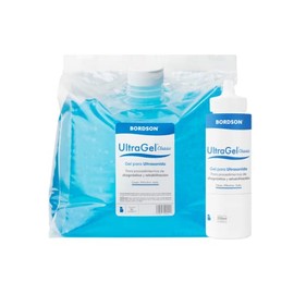 Bordson® UltraGel® Classic - Gel Conductor para Ultrasonido Azul 5 litros con aplicador vacío de 250 ml - Diagnóstico y Rehabilitación