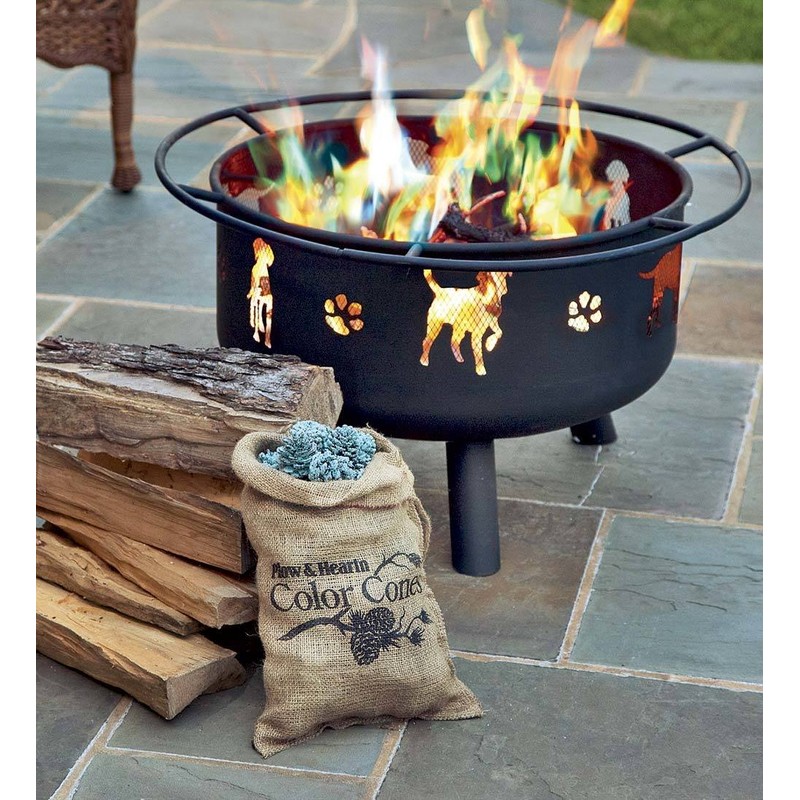 Fireplace Color Cones, Festive Fun Rainbow Flame Changing Pine Cones,