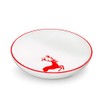GMUNDNER KERAMIK Bowl Large Capacity 0.2 Litres Ruby Red Deer