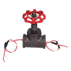 Vintage 3/4in Stop Valve Rotating Light Switch Steampunk Lamp Switch with Electric Wire for Steampunk Lamps Table Lamps 3A/120V or 5A/12V