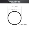 Othmro 10pcs O-Rings Seal Rubber Washers, 75mm OD 70.2mm ID