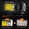 Chelhead Work Light, Yellow, Motorcycle, Fog Light, LED, 4 Inches,