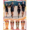 Breathffy 4 Pairs Thanksgiving Turkey Trot Running Socks Autumn Fall