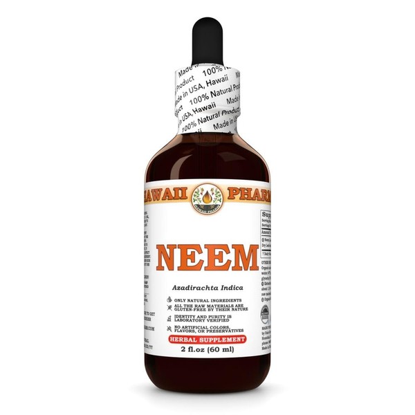 Neem Extract, Tincture for Hair and Skin Vitality, Supports Liver