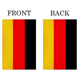 Germany German Garden Flag,Garden Decoration Flag,Indoor and Outdoor Flags,Celebration Parade Flags,Anniversary Celebration, Country Day, Linen Fabric,Double-Sided.