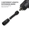 CASOMAN 3/4” Drive Impact Extension Bar, Cr-Mo Steel,3-Piece Set 4”,