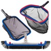 POOLAZA Deluxe Swimming Pool Cleaning Kit Including 20'' Pool Brush