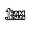 Team Jesus Iron On Patches Embroidered Applique Iron On for