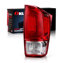 OKLPF rear brake tail light compatible with 2016 2017 2018 2019 2020 2021 2022 toyota tacoma pickup replace 81550-04170,red taillight assembly,includes a luxurious box,right passenger side