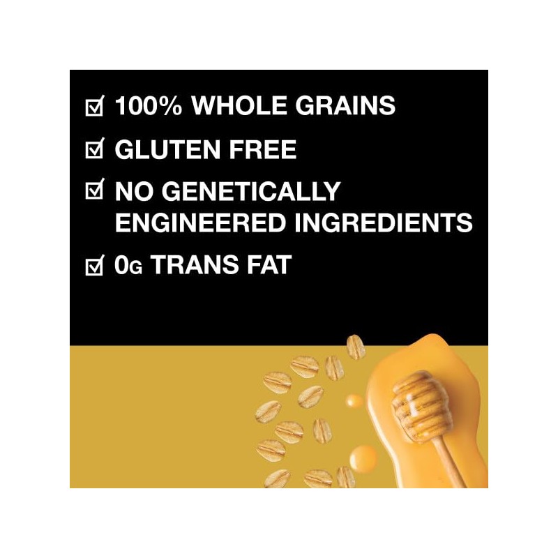 KIND Breakfast Bars, Honey Oat, Healthy Snacks, Gluten Free, 100%