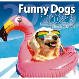 2026 Funny Dogs Full Size Wall Calendar for Planning, Scheduling, and Organizing