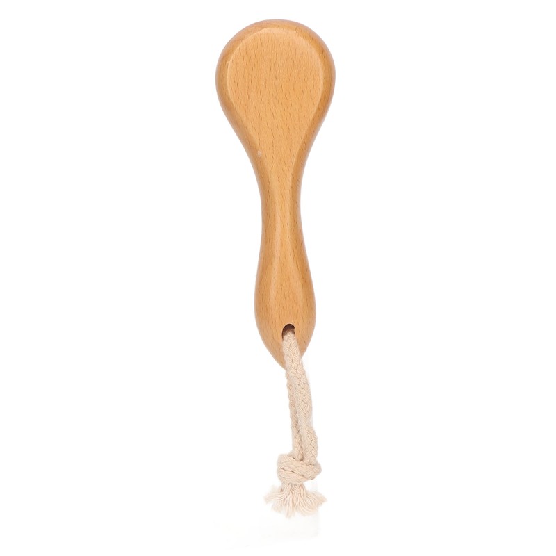 Manual Facial Cleansing Brush Men Women Beech Handle Soft Fiber