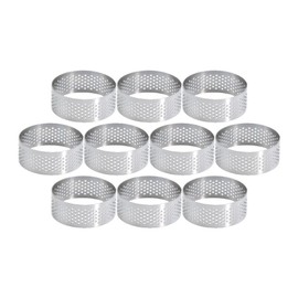 chookey Cercle 5cm 6cm Tart Ring Galette Bretonne Shape (10, 5cm)