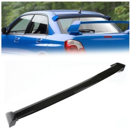 KUAFU Rear Roof Spoiler Compatible with 2002-2007 Subaru Impreza WRX STI Rear Window Spoiler Roof Top Spoiler Visor Wing ABS Painted Gloss Black