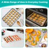 PUREZON Baking Sheet with Rack Set (2 Pans + 2