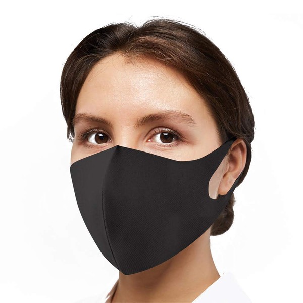 Generise Reusable Face Mask Black Face Mask x2 - Polyurethane