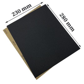 AutKerige 9 x 11 Inch Sanding Sheets， 180 Grit Wet Dry Sandpaper，10PCS Premium Silicon Carbide Sand Paper for Wood Metal Ceramic or Auto Polishing and Scratches Removing