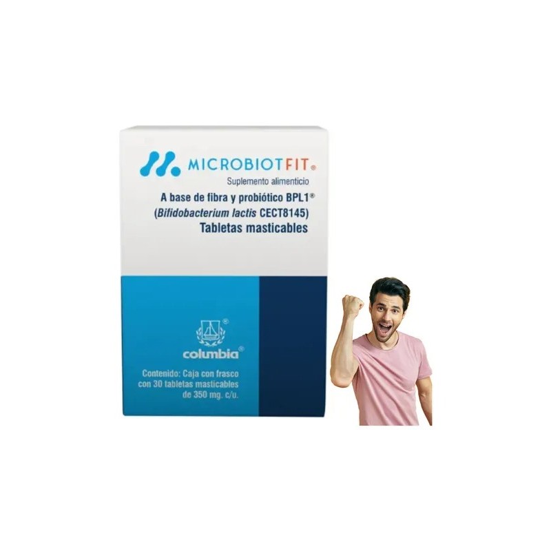 Microbiot Fit 30 Tabletas Masticables Sfn