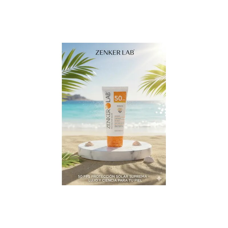 Protector Solar Zenker Lab 50fps Facial Y Corporal 60ml