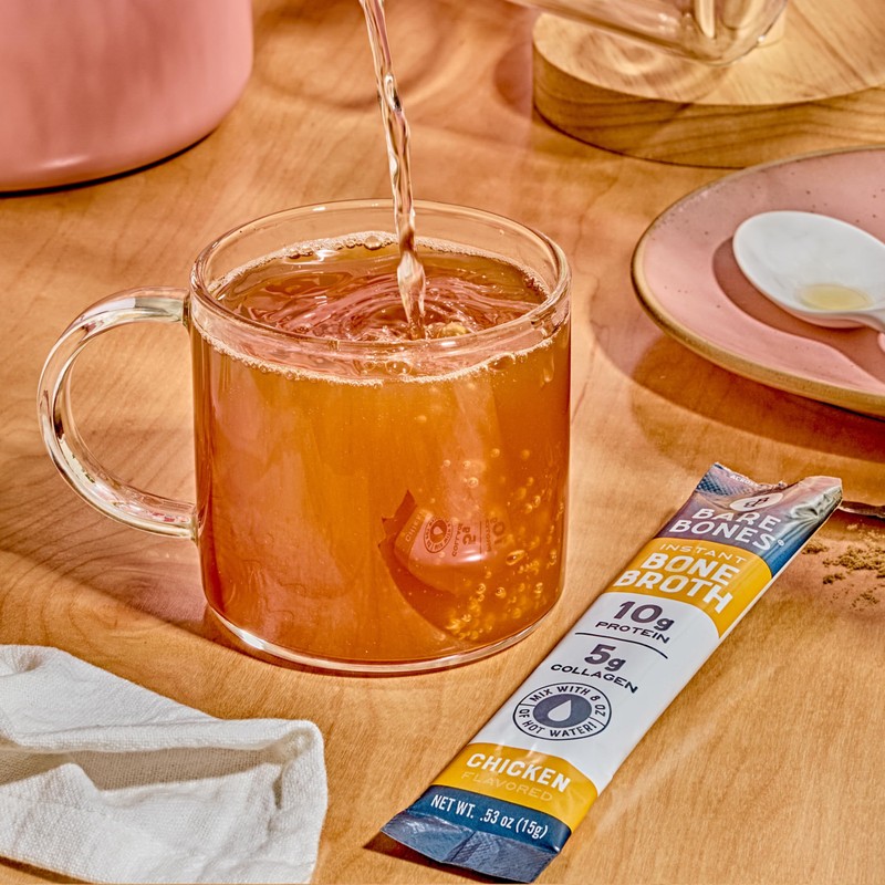 Bare Bones Chicken Bone Broth Instant Powdered Mix | Rich